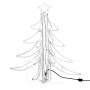 Figura árbol Navidad plegable 2 pzas blanco cálido 87x87x93 cm de vidaXL, Luces de Navidad - Ref: Foro24-3154297, Precio: 113...