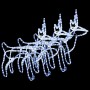 Christmas reindeer figure 3 units cold white 60x30x60 cm by vidaXL, Christmas lights - Ref: Foro24-3154316, Price: 100,99 €, ...