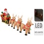 Ambiance LED aufblasbarer Weihnachtsmann mit Schlitten 340 cm von Ambiance, Weihnachtsbeleuchtung - Ref: Foro24-439803, Preis...