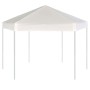 Carpa desplegable hexagonal 6 paredes blanco crema 3,6x3,1m de vidaXL, Carpas y cenadores - Ref: Foro24-42109, Precio: 219,29...