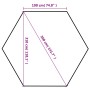 Hexagonal pop-up tent with 6 walls in cream white, 3.6x3.1m by vidaXL, Tents and gazebos - Ref: Foro24-42109, Price: 219,29 €...