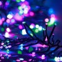 Cluster-Lichtleiste mit 1000 LEDs, PVC, pastellfarben, mehrfarbig, 11 m von vidaXL, Weihnachtsbeleuchtung - Ref: Foro24-34324...