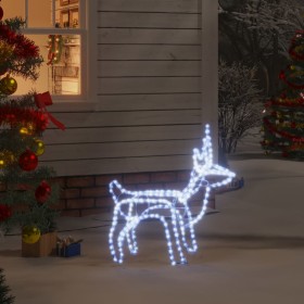 Christmas reindeer figure warm white 60x30x60 cm by vidaXL, Christmas lights - Ref: Foro24-343303, Price: 38,72 €, Discount: %