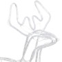 Christmas reindeer figure 2 units cold white 76x42x87 cm by vidaXL, Christmas lights - Ref: Foro24-3154312, Price: 92,92 €, D...