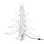 Figura árbol Navidad plegable 3 pzas blanco cálido 87x87x93 cm de vidaXL, Luces de Navidad - Ref: Foro24-343297, Precio: 61,0...