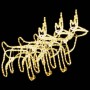 Christmas reindeer figure 3 units warm white 60x30x60 cm by vidaXL, Christmas lights - Ref: Foro24-3154304, Price: 110,75 €, ...