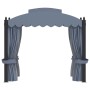 Gazebo with anthracite gray steel curtains 3x4 m by vidaXL, Tents and gazebos - Ref: Foro24-48056, Price: 808,33 €, Discount: %