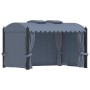 Gazebo with anthracite gray steel curtains 3x4 m by vidaXL, Tents and gazebos - Ref: Foro24-48056, Price: 808,33 €, Discount: %