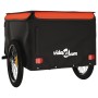 Black and orange iron bicycle trailer 45 kg by vidaXL, Bicycle trailers - Ref: Foro24-94089, Price: 81,95 €, Discount: %