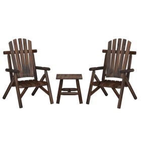 Garden furniture set 3 pieces solid fir wood by vidaXL, Garden sets - Ref: Foro24-3185512, Price: 286,46 €, Discount: %