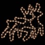 Christmas reindeer figure with LED 2 pcs warm white 57x55x4.5 cm by vidaXL, Christmas lights - Ref: Foro24-3154294, Price: 62...