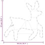 Christmas reindeer figure with LED 2 pcs warm white 57x55x4.5 cm by vidaXL, Christmas lights - Ref: Foro24-3154294, Price: 62...