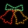 Christmas bell figures with 72 LEDs 3 pcs 50x56 cm by vidaXL, Christmas lights - Ref: Foro24-3154280, Price: 87,75 €, Discoun...