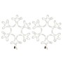 Snowflake Christmas figure with LED 2 pieces 27x27 cm by vidaXL, Christmas lights - Ref: Foro24-3154285, Price: 34,04 €, Disc...