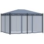 Gazebo with anthracite gray steel mesh screens 3x4 m by vidaXL, Tents and gazebos - Ref: Foro24-48057, Price: 512,65 €, Disco...