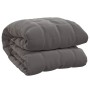 Weighted blanket, gray fabric, 200x220 cm, 9 kg by vidaXL, Blankets - Ref: Foro24-3154839, Price: 60,66 €, Discount: %