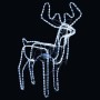 Christmas reindeer figures with moving heads 3 pcs 76x42x87 cm by vidaXL, Christmas lights - Ref: Foro24-343305, Price: 57,93...