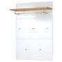 Germania GW-Rimini GW-Frisco Paneelgarderobe 75x30x110cm Eiche und Weiß von Germania, Hut- und Garderobenständer - Ref: Foro2...