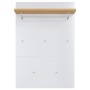 Germania GW-Rimini GW-Frisco Paneelgarderobe 75x30x110cm Eiche und Weiß von Germania, Hut- und Garderobenständer - Ref: Foro2...