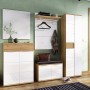 Germania GW-Rimini GW-Frisco Paneelgarderobe 75x30x110cm Eiche und Weiß von Germania, Hut- und Garderobenständer - Ref: Foro2...