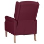 Silla reclinable de tela morado de vidaXL, Sillones - Ref: Foro24-329265, Precio: 156,99 €, Descuento: %