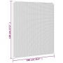 Mosquitera magnética para ventanas blanco 100x120 cm de vidaXL, Mosquiteras para ventanas - Ref: Foro24-153851, Precio: 23,60...