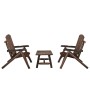 3-teiliges Gartenmöbel-Set aus massivem Tannenholz von vidaXL, Gartensets - Ref: Foro24-3185516, Preis: 392,22 €, Rabatt: %