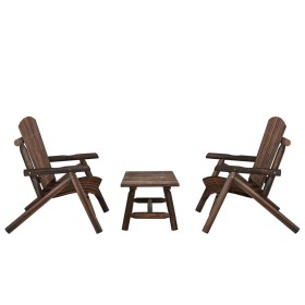 3-piece solid fir wood garden furniture set by vidaXL, Garden sets - Ref: Foro24-3185516, Price: 392,22 €, Discount: %