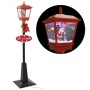 Farola de Navidad con Papá Noel y LED 180 cm de vidaXL, Luces de Navidad - Ref: Foro24-284339, Precio: 179,83 €, Descuento: %