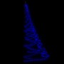 Blue metal hook wall Christmas tree 3 m for indoor/outdoor use by vidaXL, Hoses and string lights - Ref: Foro24-328642, Price...