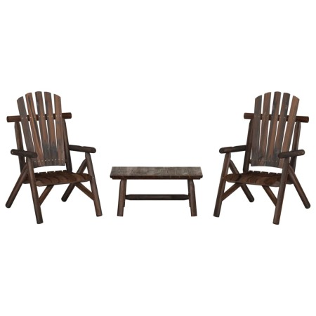 Garden furniture set 3 pieces solid fir wood by vidaXL, Garden sets - Ref: Foro24-3185522, Price: 312,23 €, Discount: %