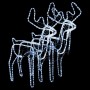 Christmas reindeer figures with moving heads 2 pcs 76x42x87 cm by vidaXL, Christmas lights - Ref: Foro24-3154321, Price: 108,...