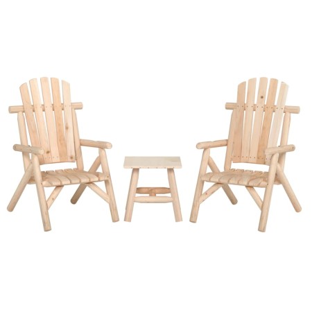 Garden furniture set 3 pieces solid fir wood by vidaXL, Garden sets - Ref: Foro24-3185511, Price: 289,81 €, Discount: %