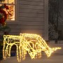 Christmas reindeer figure 2 units warm white 73x31x45 cm by vidaXL, Christmas lights - Ref: Foro24-3154306, Price: 81,78 €, D...