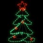 Figura de árbol de Navidad con 144 LED 88x56 cm de vidaXL, Luces de Navidad - Ref: Foro24-343288, Precio: 86,99 €, Descuento: %