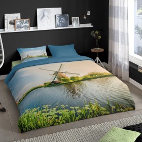 Good Morning WINDMILL duvet cover 240x200/220 cm multicolor by Good Morning, Duvet covers - Ref: Foro24-437748, Price: 45,99 ...