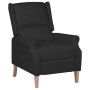 Silla reclinable de tela negra de vidaXL, Sillones - Ref: Foro24-329260, Precio: 191,74 €, Descuento: %