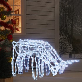 Christmas reindeer figures 2 pcs cold white 73x31x45 cm by vidaXL, Christmas lights - Ref: Foro24-3154318, Price: 85,28 €, Di...