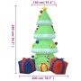 Aufblasbarer Weihnachtsbaum mit LED 240 cm von vidaXL, Weihnachtsbeleuchtung - Ref: Foro24-345292, Preis: 43,99 €, Rabatt: %