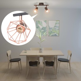 Ceiling lamp with 2 8 W filament LED bulbs by vidaXL, ceiling lights - Ref: Foro24-244394, Price: 33,77 €, Discount: %