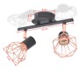 Lámpara de techo con 2 bombillas LED de filamento 8 W de vidaXL, Apliques de techo - Ref: Foro24-244394, Precio: 34,04 €, Des...