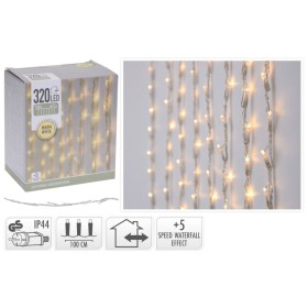 Ambience Cortina de luces con 320 LEDs de Ambiance, Luces de Navidad - Ref: Foro24-439756, Precio: 46,99 €, Descuento: %