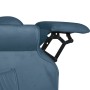 Silla reclinable de terciopelo azul de vidaXL, Sillones - Ref: Foro24-329278, Precio: 246,45 €, Descuento: %