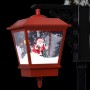 Christmas lantern with Santa Claus black and red PVC 81x40x188 cm by vidaXL, Christmas lights - Ref: Foro24-289926, Price: 28...