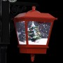 Christmas lantern with Santa Claus black and red PVC 81x40x188 cm by vidaXL, Christmas lights - Ref: Foro24-289926, Price: 28...