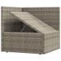 5-piece garden furniture set with gray synthetic rattan cushions by vidaXL, Garden sets - Ref: Foro24-319606, Price: 366,18 €...