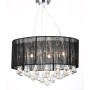 Hanging lamp with 85 black crystals by vidaXL, chandeliers - Ref: Foro24-60344, Price: 110,04 €, Discount: %