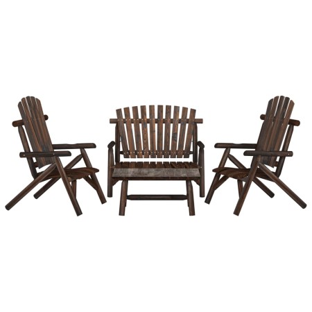 4-piece solid fir wood garden furniture set by vidaXL, Garden sets - Ref: Foro24-3185514, Price: 470,16 €, Discount: %