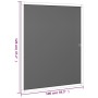 Mosquitera para ventanas gris antracita 100x120 cm de vidaXL, Mosquiteras para ventanas - Ref: Foro24-153840, Precio: 27,62 €...