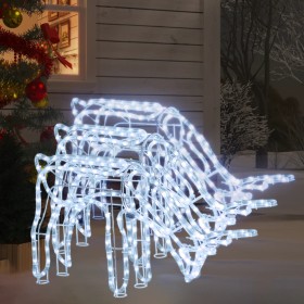 Christmas reindeer figure 3 units cold white 73x31x45 cm by vidaXL, Christmas lights - Ref: Foro24-3154319, Price: 121,19 €, ...